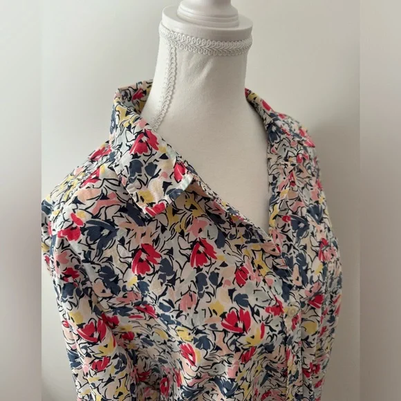 Style & Co Floral Long Sleeve Button Down Shirt Size XL - Picture 5 of 10